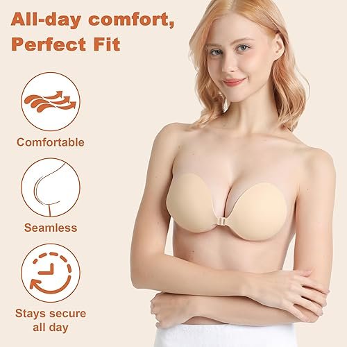 حمالة صدر داعمة غير مرئية – ثبات، رفع، وأناقة بدون آثار